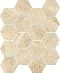 Paradyz Sunlight Stone Beige Hexagon Мозаика 22х25,5 см