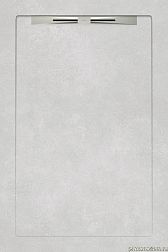 Aquanit Slope Душевой поддон из керамогранита, цвет Morn Gri, 80x120