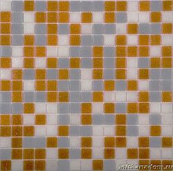 NS-mosaic Econom series MIX13 Мозаика стеклянная серо-розовая 32,7х32,7 см