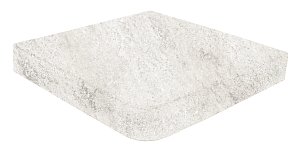 Gresmanc Evolution White stone 1 Rect Ступень угловая 31,7х31,7 см