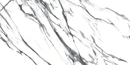 Geotiles Oikos Black Черно-белый Полированный Ректифицированный Керамогранит 75х150 см