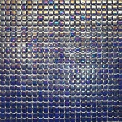 Gidrostroy Стеклянная мозаика QSL-104 Синяя Глянцевая 1x1 30x30 см