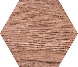 Pamesa Ceramica CR Rovere Hex Brown Matt. Керамогранит 19,8х22,8 см