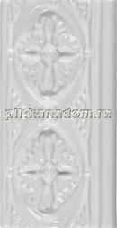 Adex Neri ADNE4002 Relieve Bizantino Blanco Z Бордюр 7,5х15 см