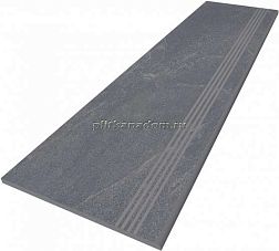 Estima Terra TE04 Black Черная Неполированная Ступень 30х120 см