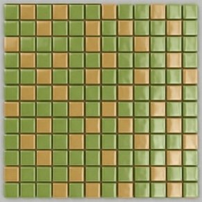 MVAPrintMosaic Мозаика стеклянная Микс 25FL-S-078 Желтый + Зеленый 31,5х31,5 см