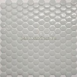 Gidrostroy Стеклянная мозаика TN-004 Белая Глянцевая 30x30 см