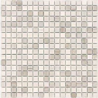 Caramelle Pietrine Travertino Silver Мозаика 30,5x30,5 (1,5х1,5)