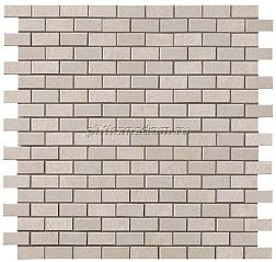 Atlas Concorde Kone silver mosaico brick Керамогранит 30,4x30,4 см