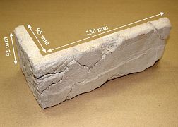 Next Stone Искусственный камень Кирпичная кладка Тевтонский кирпич Угол 9,2x23x9,5 см