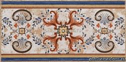 Azuliber Aitana Cenefa Marron Бордюр 16,5x33,3 см