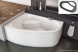 Kolpa San Chad S Акриловая ванна, левая, комплектация Standart 170х120