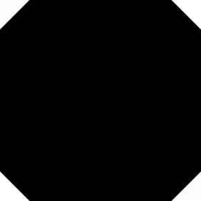 Absolut Keramika Element Octo Negro Черный Матовый Керамогранит 25x25 см