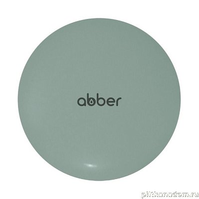 Накладка на слив для раковины Abber AC0014MCG светло-зеленая матовая, керамика