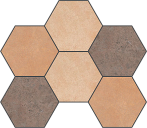 Jet Mosaic Honey MHY-B Декор Напольная плитка 28,3х24,6 см