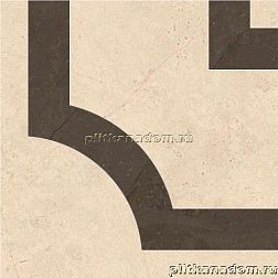 Kerranova Marble Trend Crema Marfil K-1003-LR-t01-cut Вставка 10х10 см