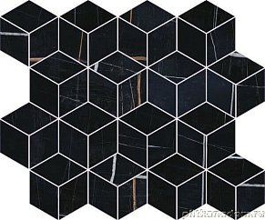 Kerama Marazzi Греппи T017-14026 Декор черный мозаичный 37,5х45 см