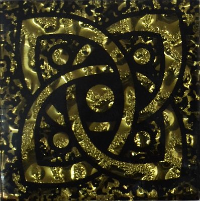 Росмозаика Вставка Галактика золото 6,6х6,6 см