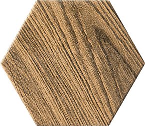 Tubadzin Burano Wood Hex Коричневая Матовая Настенная плитка 11х12,5 см