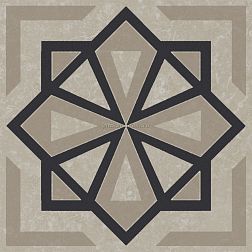 Kerama Marazzi Касабланка Декор серый светлый, матовый 9,8x9,8 см