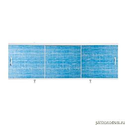 Alavann Оптима Экран для ванн 1,7 м пластик голубая волна (32)