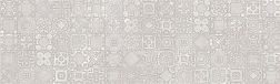 Sina Evan 9820 Light Grey Decorate Серая Матовая Настенная плитка 30x100 см