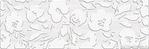 Пиастрелла Синара Ария Декор 04-01-1-17-03-00-1306 Белый цветы 20х60 см