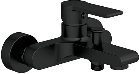 Cersanit Brasko Black А63108 Смеситель для ванны, черный