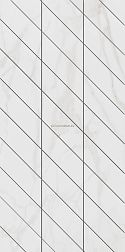 Ametis Supreme Gold Фальшмозаика SM02 Corner Белый Неполированный Декор Левый 29,8x59,8 см