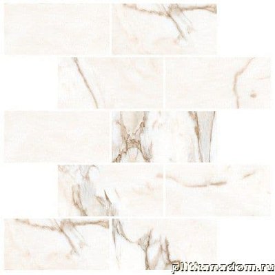 Kerranova Marble Trend Calacatta K-1001-MR-m13 Мозаика 30,7х30,7