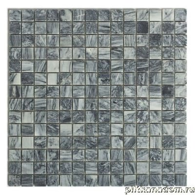Альзаре Мозаика из мрамора АМ-12П Grey 30,5х30,5 (2х2)