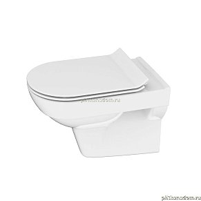 Cersanit City S-MZ-CITY-COn-S-DL-w Унитаз подвесной с кр.дюр.slim, lift, e-off, белый, Сорт1