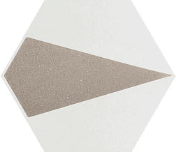 Paradyz Esagon Concrete Silver A Декор 19,8х17,1 см