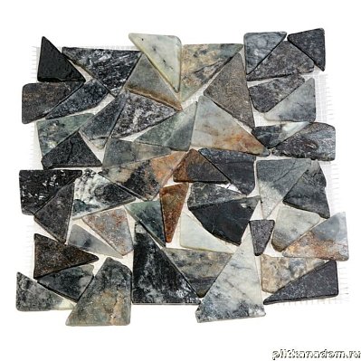 Sekitei Каменная мозаика MS-TRI Мрамор серый треугольный 32х32 см