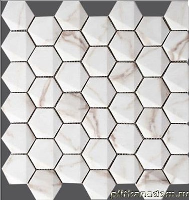 Grespania Maritima Hexagonal Calacata Мозаика 30x30 см
