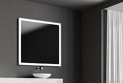 Xpertials Etna, зеркало 140х80 см, LED свет, вкл/выкл с диммером, антизапотевание, профиль матовый хром