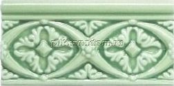 Adex Modernista ADMO4005 Relieve Bizantino C-C Verde Claro Бордюр 7,5х15 см