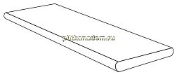 Casalgrande Padana Marmoker Travertino Noce Angolare (assemblato) Naturale Ступень 118х33 см