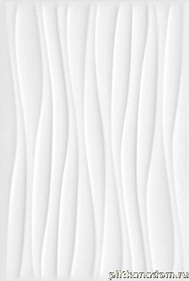 Керама Марацци Карнавал в Венеции 8275 Настенная плитка белый волна 20х30