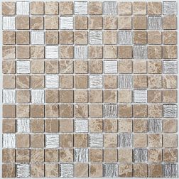 NS-mosaic Stone series К-754 Камень матовый Бежевая Мозаика 29,8х29,8 (2,3х2,3) см