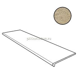 Gres de Aragon Petra Ocre Коричневая Матовая Ступень фронтальная 33x120 см