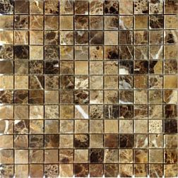 Caramelle Pietrine 4мм Emperador Dark Мозаика 29,8х29,8 (2,3х2,3) см