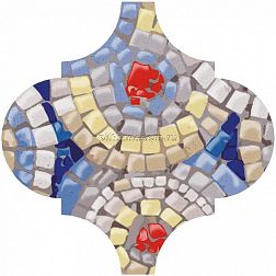 Kerama Marazzi Арабески Майолика OP-A171-65000 Декор Гауди 6,5х6,5 см