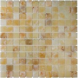 Chakmaks Mosaic Anatolian Stone 23х23 LIght Honey Onyx Мозаика 30,5х30,5 (2,3х2,3) см