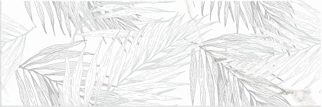 Emtile Avila Deco Leaves Белый Матовый Декор 20x60 см