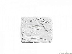UniStone Птицы 3 Белый Вставка 14,3x14,3x2,5 см