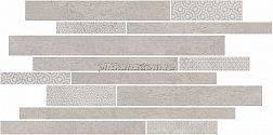Kerama Marazzi Ламелла SBM009-SG458320 Декор серый светлый мозаичный 25х50,2 см