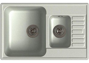 Мойка кухонная GranFest Quarz ECO-21K серый