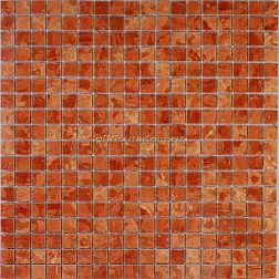 Premium Marble Чистые цвета Rosso Verona Polished Мозаика 1,5x1,5 29,7x29,7 см