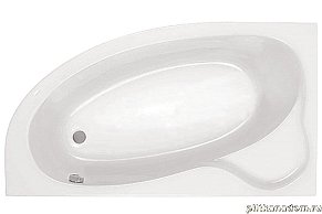 Santek Эдера 1WH112354 Акриловая ванна, асимметричная 170х110 левосторонняя с гидромассажем Базовая
